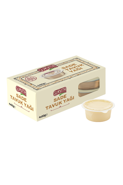 Gurvita Sade Tavuk Yağı 50 Gr 4 Adet