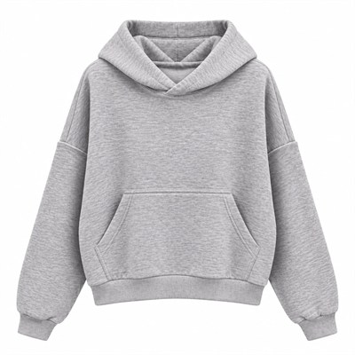 Angel Gri Arkası Pul Baskılı Sweat