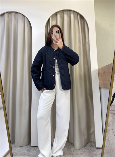 Elsa Kapitone Astarlı Denim Ceket