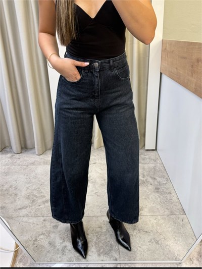 Esla Koyu Mavi Premium Barrel Jean