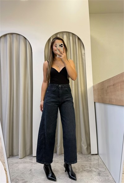 Esla Koyu Mavi Premium Barrel Jean