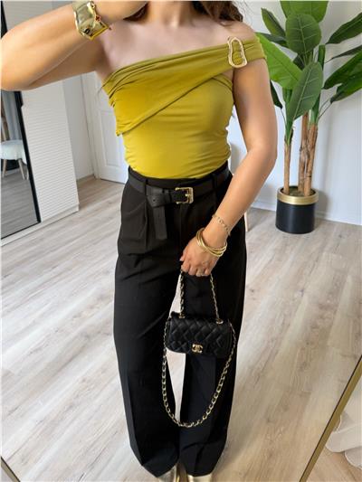 Gold tokalı sandy crop -YEŞİL