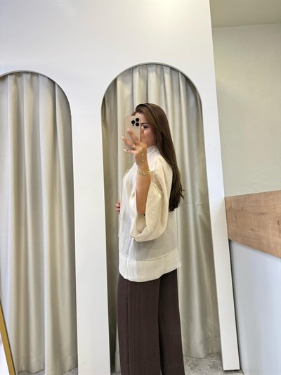 Hammer Krem Kimono Bluz