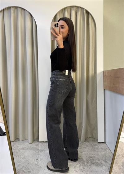 Harres Füme Yıkamalı Boru Paça Jean