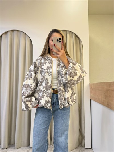 Petal Kahve Astarlı Pinterest Ceket 