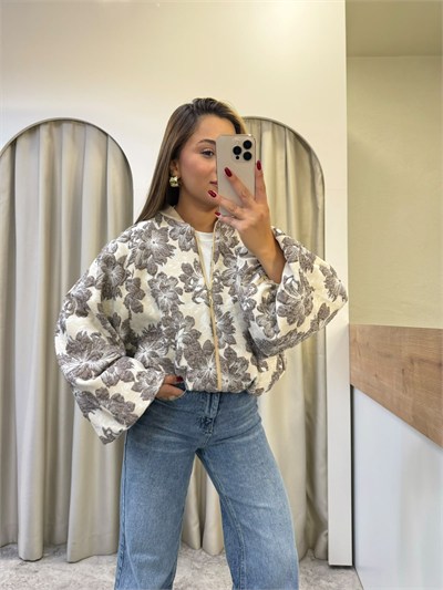 Petal Kahve Astarlı Pinterest Ceket 