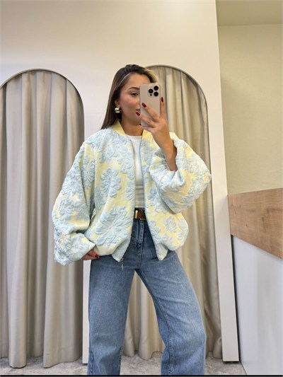 Petal Sarı Astarlı Pinterest Ceket 