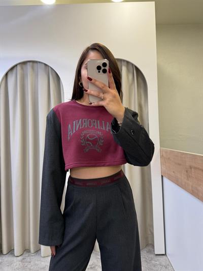 Quzu Kumaş Kol Sweat