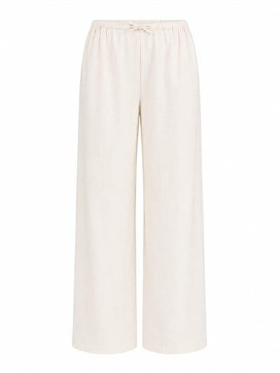 Stiles Natural Keten Astarlı Pantolon