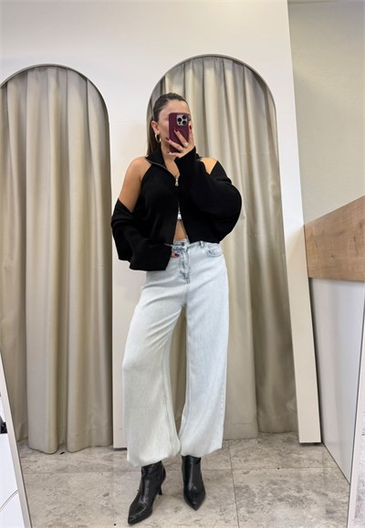 Vex Siyah Triko Bolero Takım