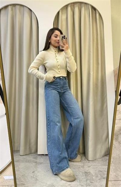 ZR Orj Marka Wide Leg Jean