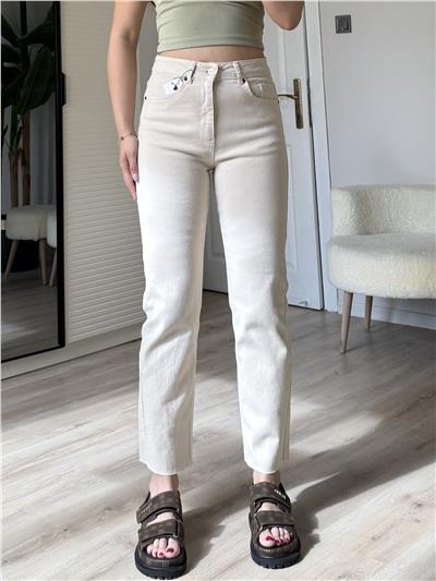 zra orj marka kesik paça boyfit jean-KREM