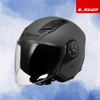 LS2 AIRFLOW 2 MAT TITANIUM KASK