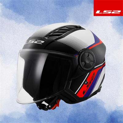 LS2 AIRFLOW 2 RUSH BEYAZ-MAVİ-KIRMIZI KASK