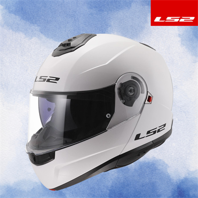 LS2 STROBE 2 BEYAZ KASK