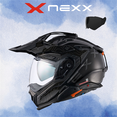 NEXX X.WED 3 FURKA KARBON SİYAH-GRİ KASK