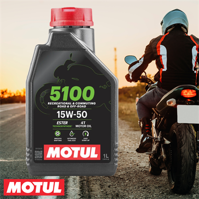 Motul 5100 15W50 4T 1 Lt 4 Zamanlı Motosiklet Yağı
