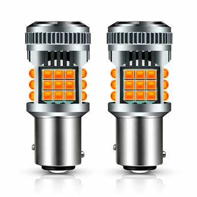 Erlight 93 Tek Duy 36 Led Fanlı Turuncu Ampul 12V 1156 Sinyal LED