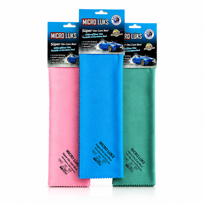 Micro Lüks Cam Bezi 50x60 cm Mikrofiber İz Bırakmayan Oto Cam Temizlik Bezi