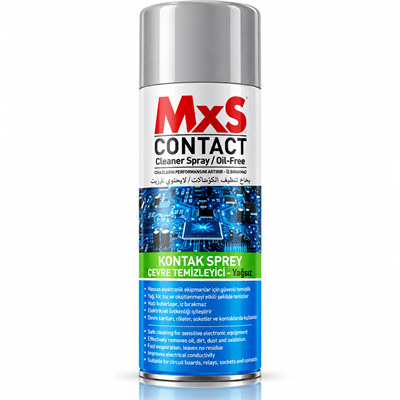 MXS Kontak Temizleme Sprey Yağsız 200ml – Elektronik ve Otomotiv Temizlik Spreyi