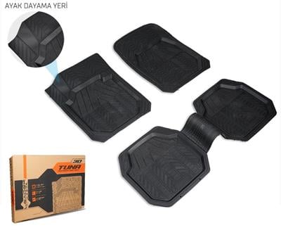 PROMATS TUNA SERİSİ SİYAH OTO PASPAS