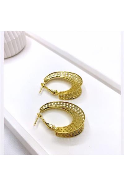 Çelik Gold Küpe