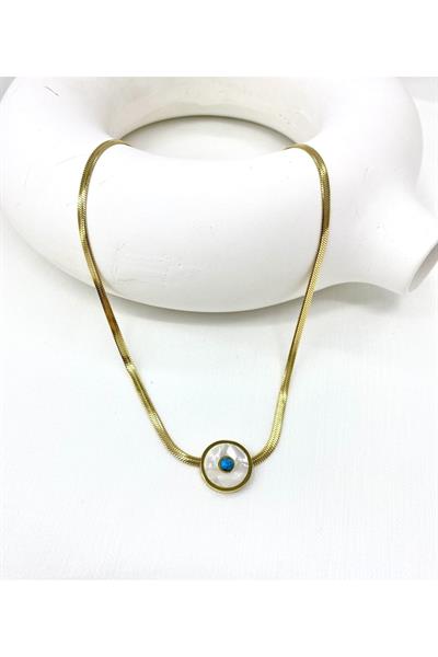 Çelik Kolye Gold