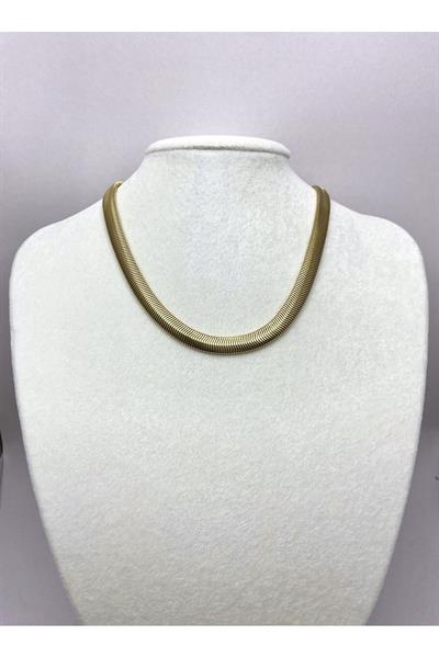 Çelik Kolye Gold