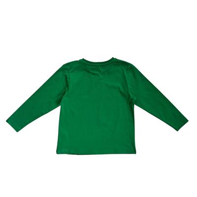 1–14 Yaş Yeşil Basic Uzun Kollu T-Shirt