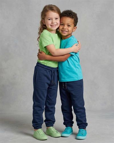 %100 Pamuk Unisex Lacivert Basic Günlük Eşofman Alt - Rahat Kesim