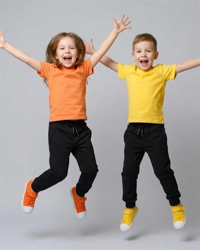 %100 Pamuk Unisex Siyah Basic Günlük Eşofman Alt - Rahat Kesim