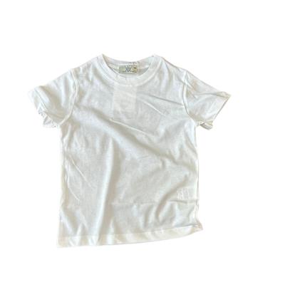 4–14 Yaş Unisex Ekru Kısa Kol T-Shirt