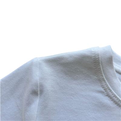 Kız Çocuk Ekru İnce Uzun Kollu T-Shirt