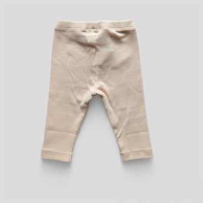 3 Ay–2 Yaş Yumuşak ve Rahat %100 Modal Ekru Bebek Tayt