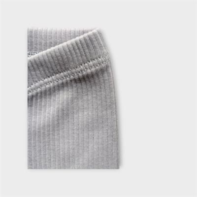 3 Ay–2 Yaş Yumuşak ve Rahat %100 Modal Açık Gri Bebek Tayt