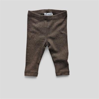 3 Ay–2 Yaş Yumuşak ve Rahat %100 Modal Kahverengi Bebek Tayt