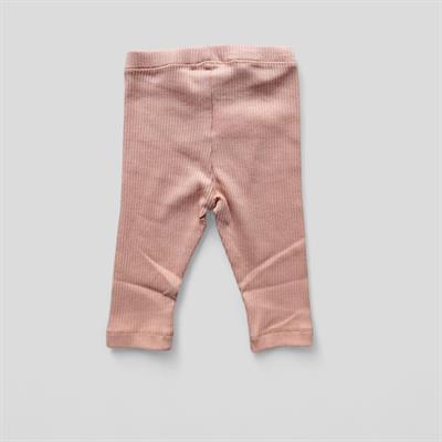 3 Ay–2 Yaş Yumuşak ve Rahat %100 Modal Pembe Bebek Tayt