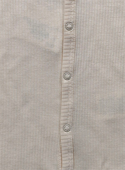 3 Ay–2 Yaş Yumuşak ve Rahat %100 Modal Ekru Bebek Uzun Kollu Tulum