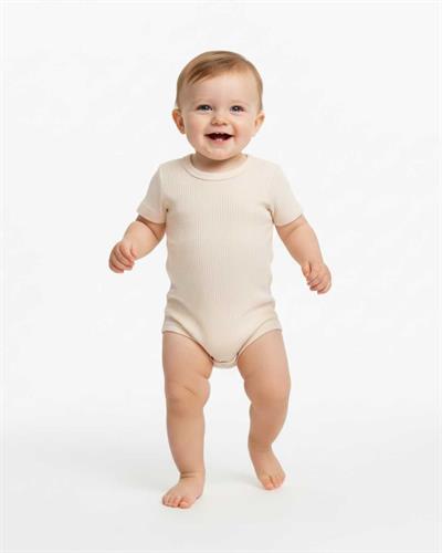 3 Ay–2 Yaş Yumuşak ve Rahat %100 Modal Ekru Bebek Yarım Kol