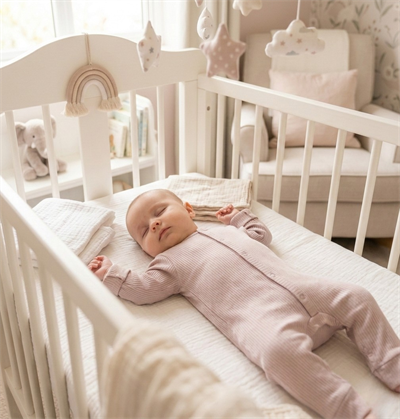 3 Ay–2 Yaş Yumuşak ve Rahat %100 Modal Lila Bebek Uzun Kollu Tulum