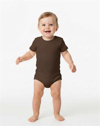 3 Ay–2 Yaş Yumuşak ve Rahat %100 Modal Kahverengi Bebek Yarım Kol