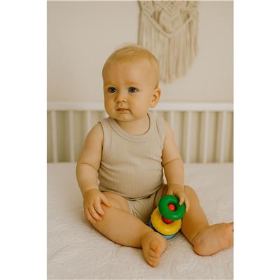 3 Ay–2 Yaş Yumuşak Modal Kumaş Vizon Atlet Bebek Tulum