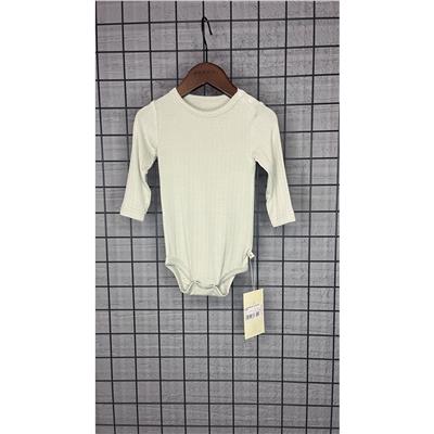 3 Ay–2 Yaş Yumuşak Modal Kumaş Mint Uzun Kol Bebek Body