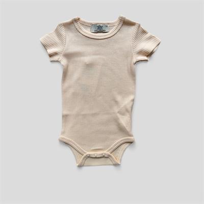 3 Ay–2 Yaş Yumuşak ve Rahat %100 Modal Ekru Bebek Yarım Kol