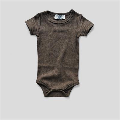 3 Ay–2 Yaş Yumuşak ve Rahat %100 Modal Kahverengi Bebek Yarım Kol