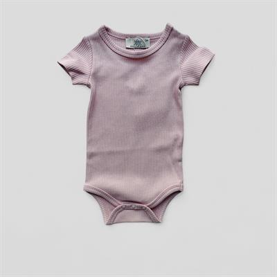 3 Ay–2 Yaş Yumuşak ve Rahat %100 Modal Lila Bebek Yarım Kol