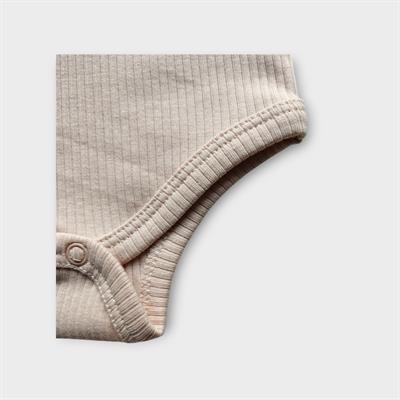 3 Ay–2 Yaş Yumuşak ve Rahat %100 Modal Bej Bebek Uzun Kol