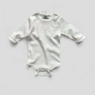 3 Ay–2 Yaş Yumuşak ve Rahat %100 Modal Beyaz Bebek Uzun Kol