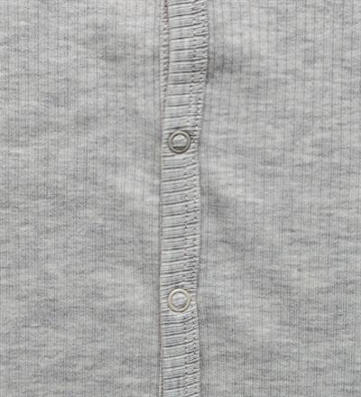 3 Ay–2 Yaş Yumuşak ve Rahat %100 Modal Açık Gri Bebek Uzun Kollu Tulum