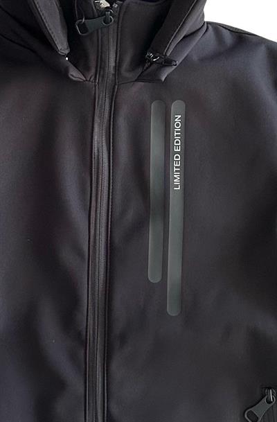 Sıcak ve Rahat 7–12 Yaş Erkek Çocuk Bronxboy Siyah Mont